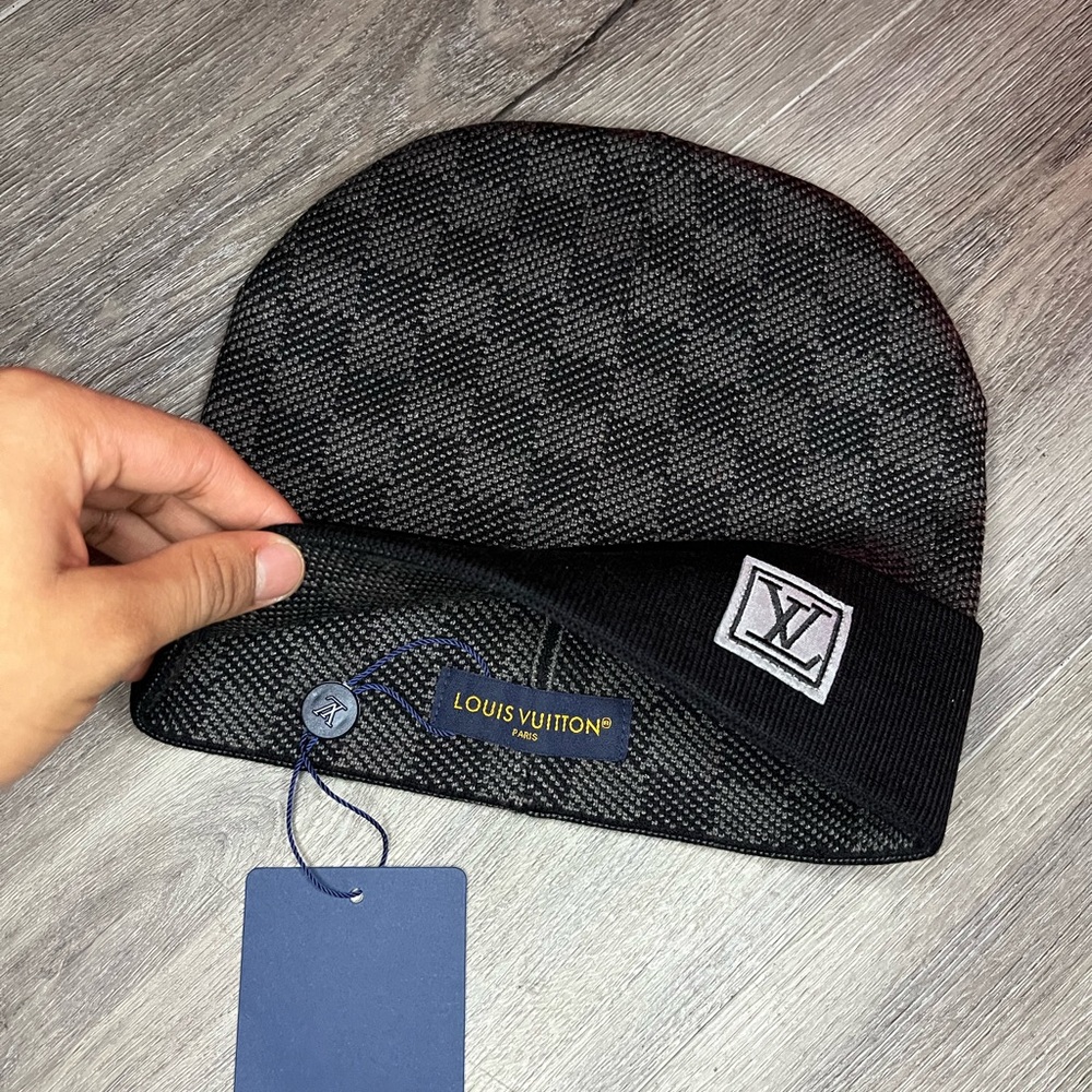 Louis Vuitton Black Beanie